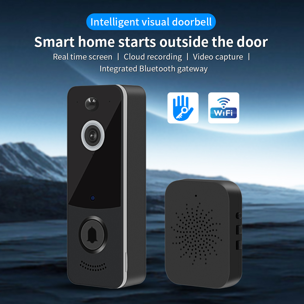 Home Security Premium - 1080P WIFI Görüntülü Kapı Zili TTLOCK