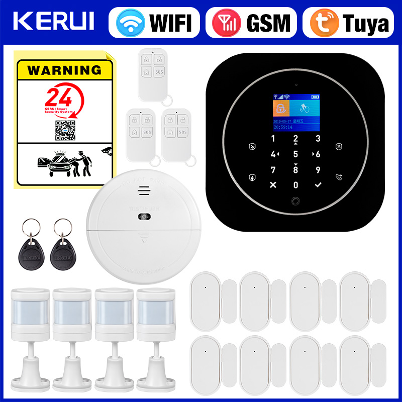 Home Security System Installation - KERUI G12 Kablosuz Tuya Ev Alarm