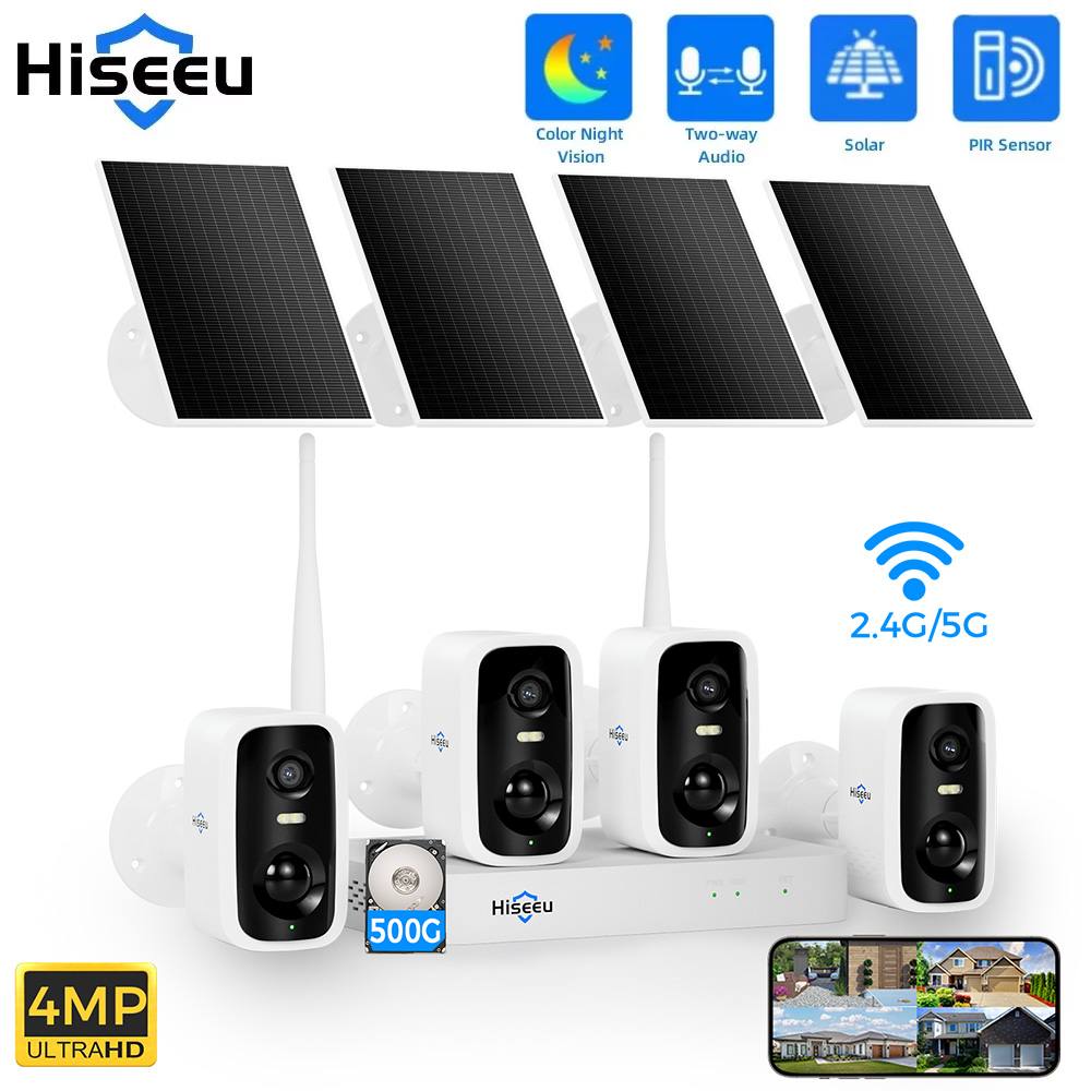 Home Security Premium - Hiseeu 10 Kanallı NVR 4MP WiFi