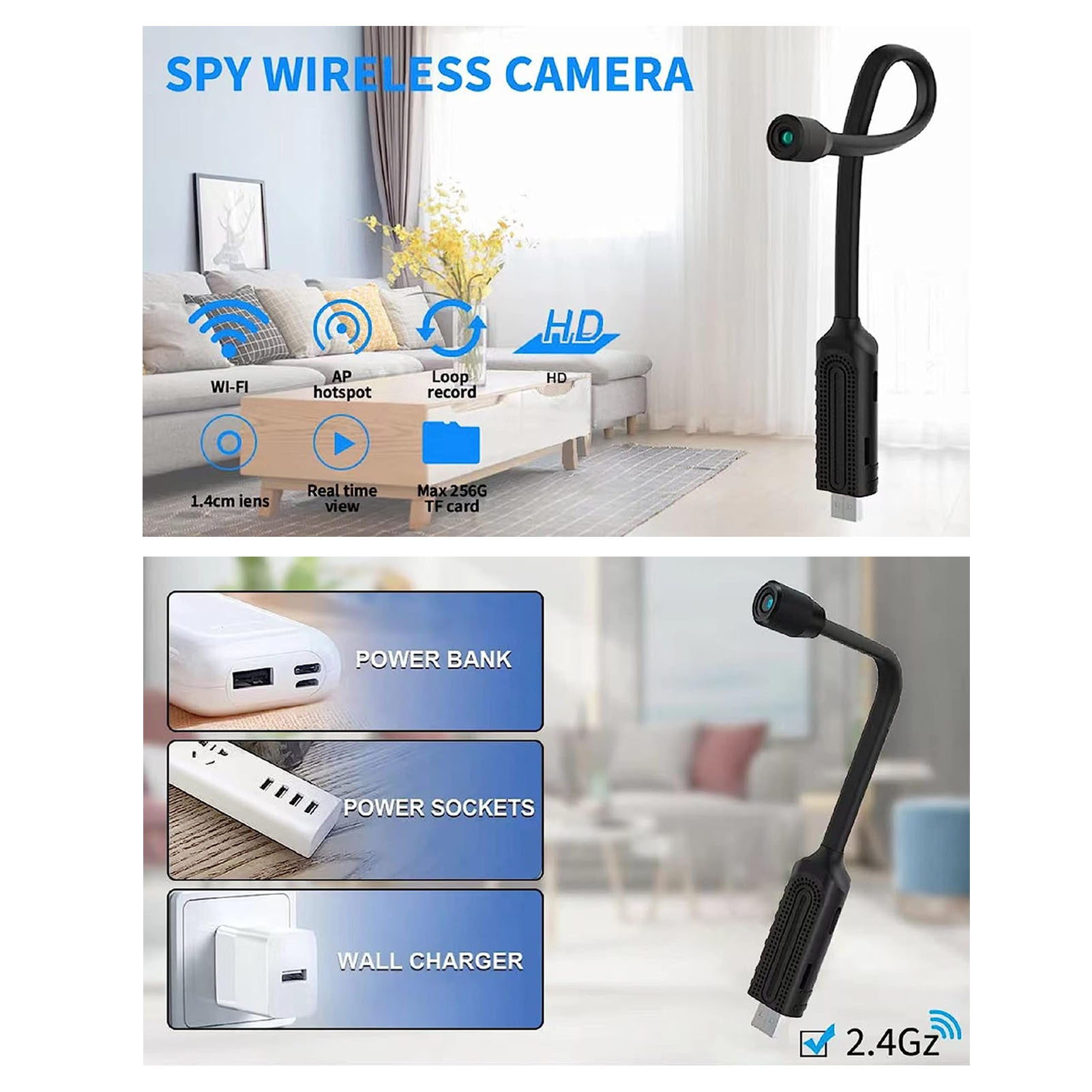 USB Mini WiFi kablosuz kamera  - Home Security Premium incelemesi ve fiyatı