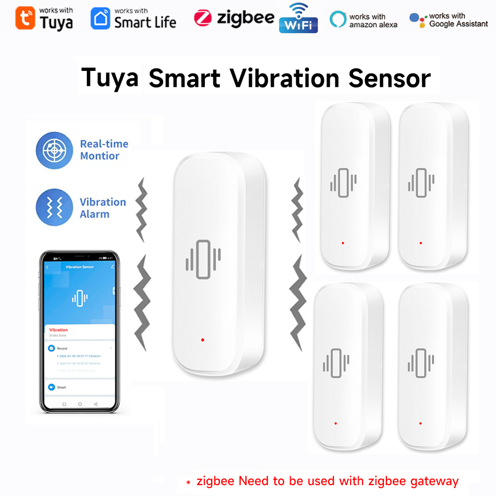 Tuya WiFi Zigbee Akıllı Titreş - Home Security App incelemesi ve fiyatı