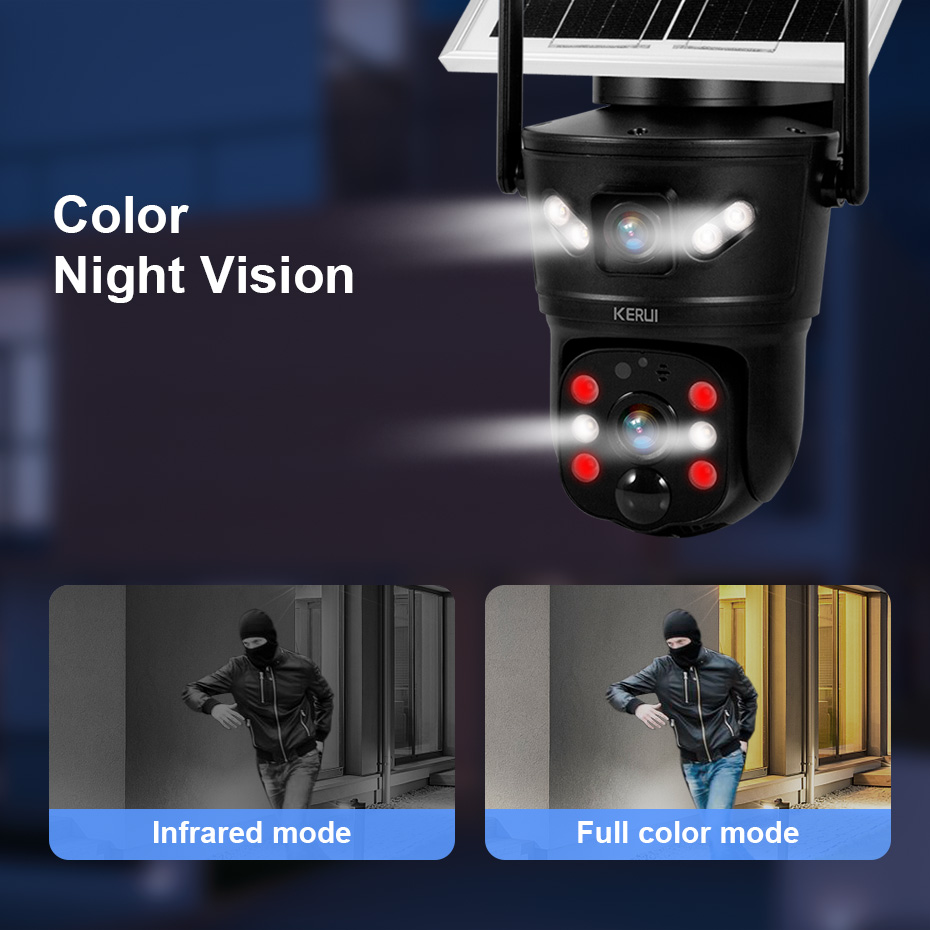 KERUI 6MP 4G SIM WiFi Güneş En - Home Security And Cctv incelemesi ve fiyatı