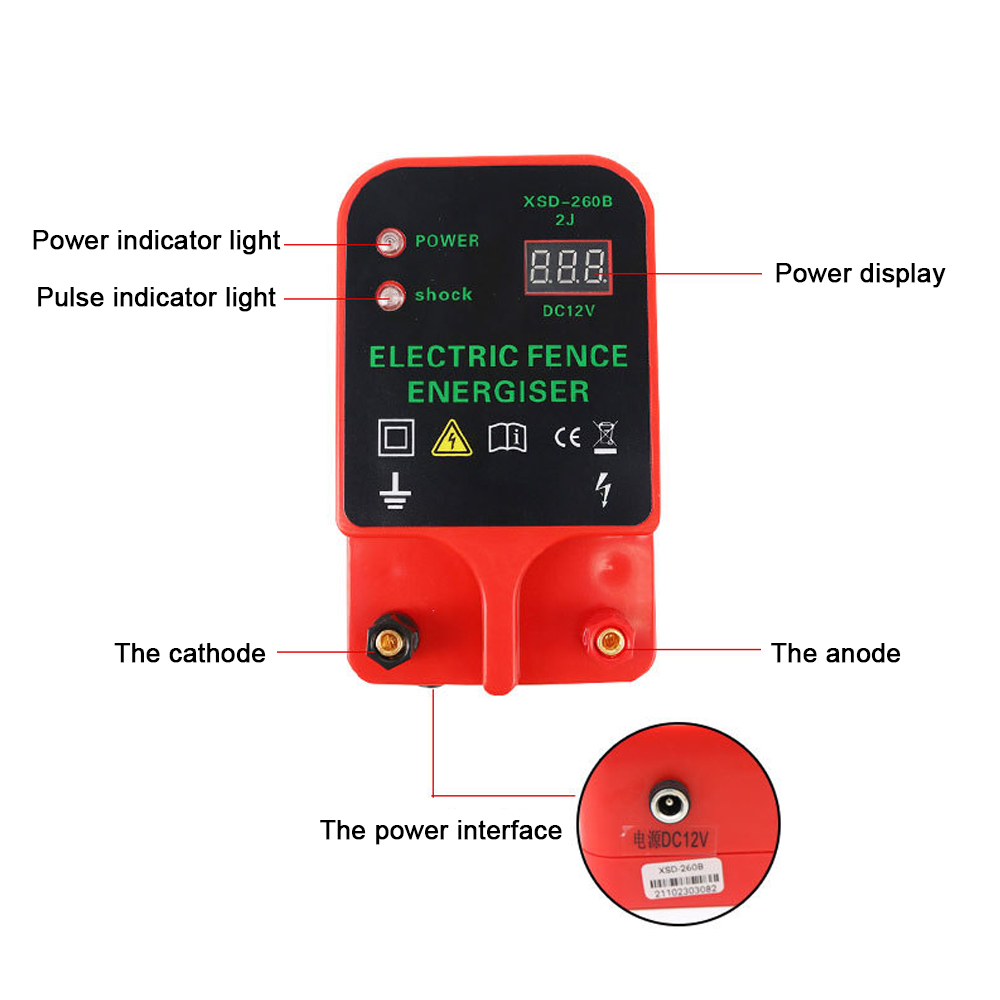Hayvancılık Yüksek Gerilim Dar - Home Security Electric Fence incelemesi ve fiyatı