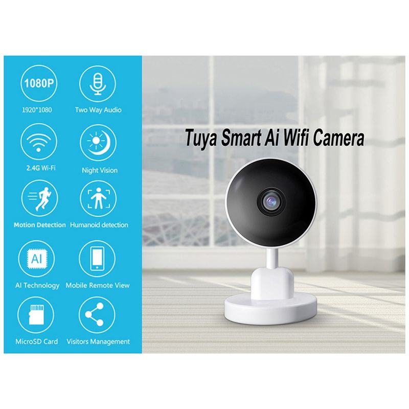 Temel İç Mekan Wifi Tuya Kamer - Home Security And Cctv incelemesi ve fiyatı