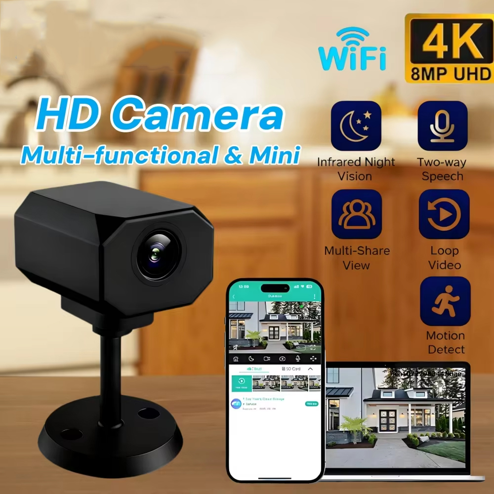 Ev İçin 4K HD WiFi Güvenlik Ka - Home Security App incelemesi ve fiyatı