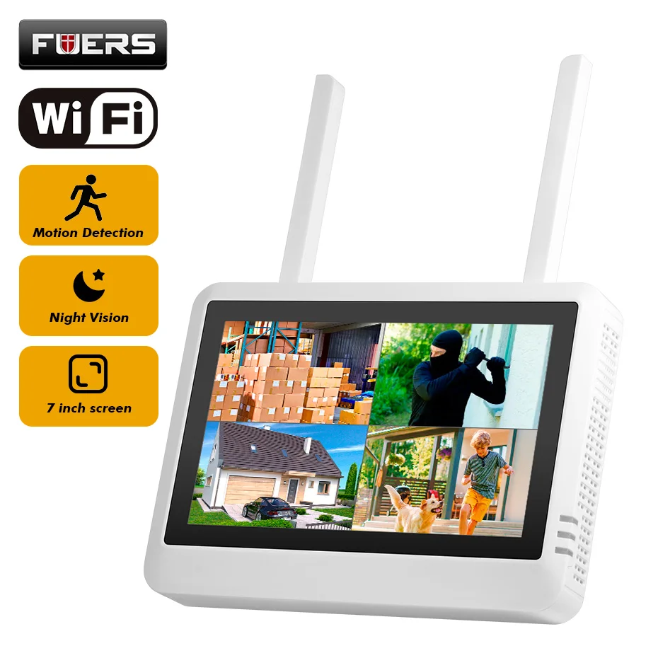 FUERS 8CH Kablosuz NVR Güvenli - Home Security And Cctv incelemesi ve fiyatı