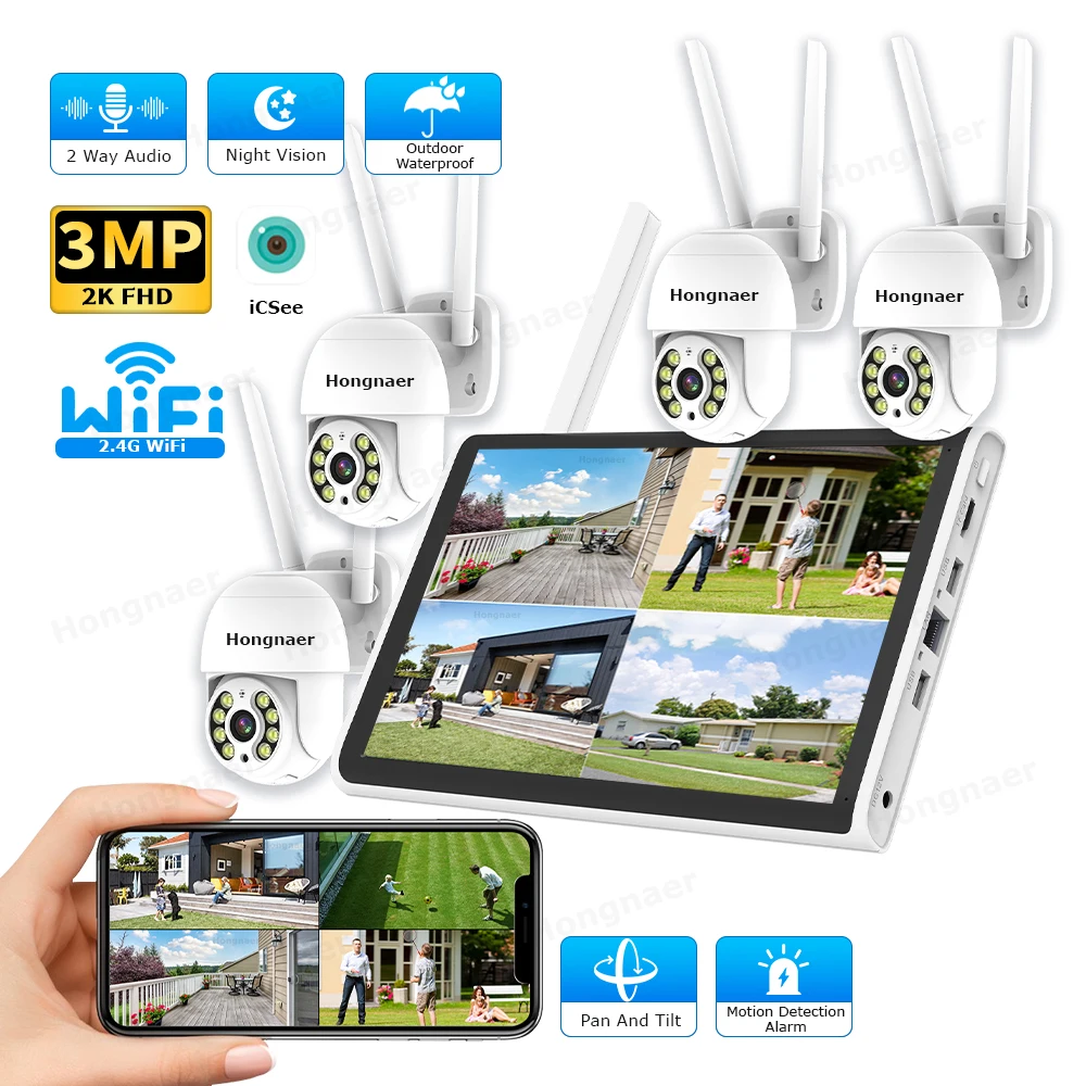 2026 Hongnaer 3MP 4 Kanallı Wi - Home Security And Cctv incelemesi ve fiyatı