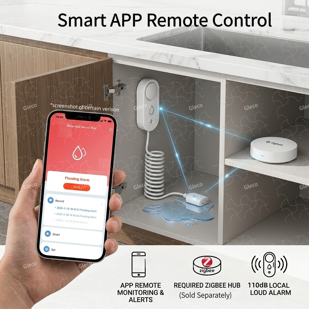 Zigbee Su Kaçağı Sensörü Su Ba - Home Security App incelemesi ve fiyatı