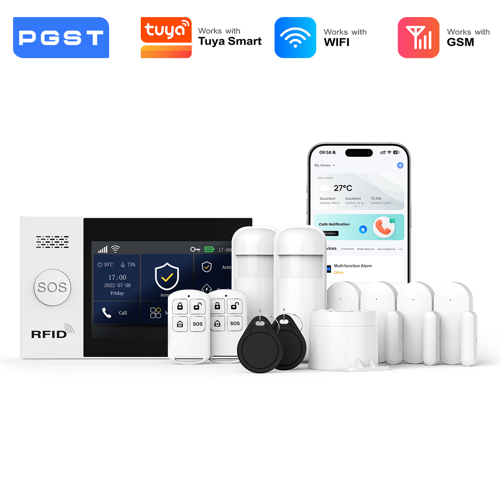 PGST 2G GSM WiFi Alarm Sistemi - Home Security System Installation incelemesi ve fiyatı