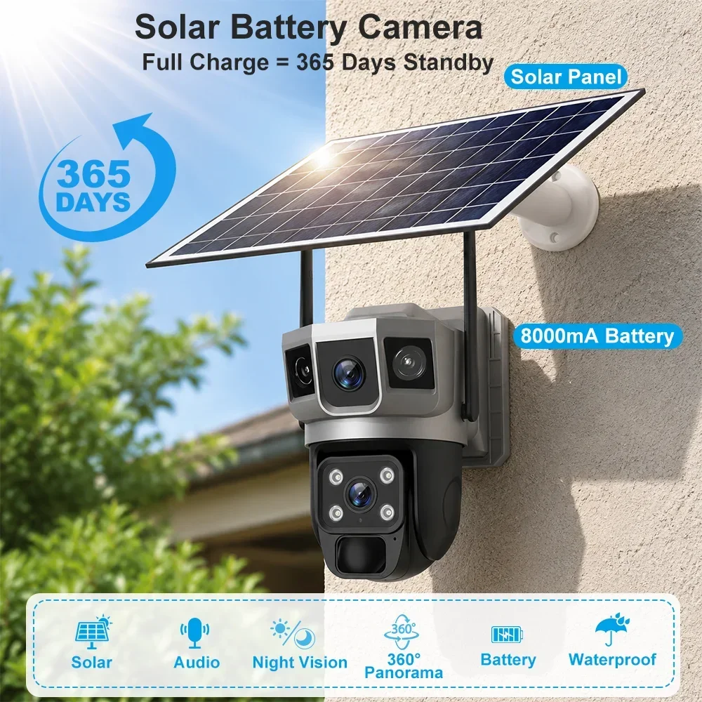 V380 4K 3 Ekranlı 4G Kamera Gü - Home Security And Cctv incelemesi ve fiyatı