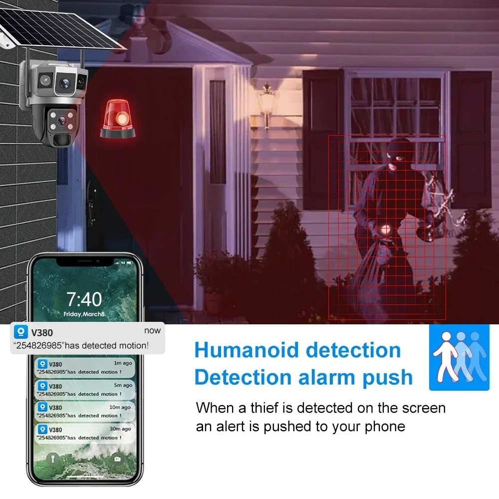 V380 4K 3 Ekranlı 4G Kamera Gü - Home Security And Cctv incelemesi ve fiyatı