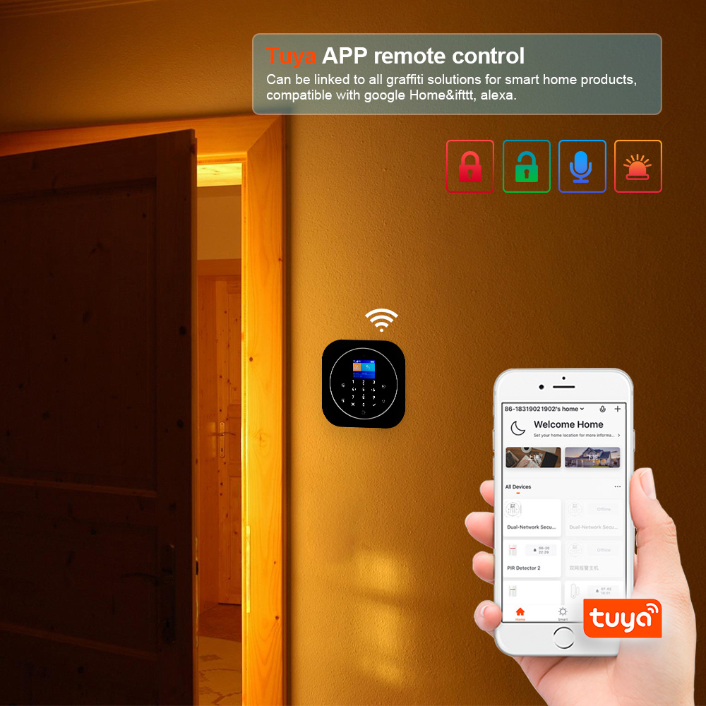 KERUI G12 Kablosuz Tuya Ev Ala - Home Security System Installation incelemesi ve fiyatı