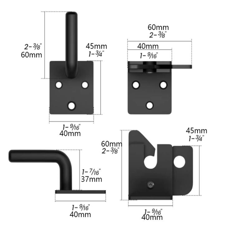 Ahşap Çit İçin Sağ Taraf Açılı - Home Security Fence incelemesi ve fiyatı