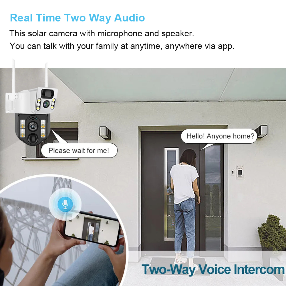 WiFi/4G güneş kamera IP CCTV g - Home Security And Cctv incelemesi ve fiyatı