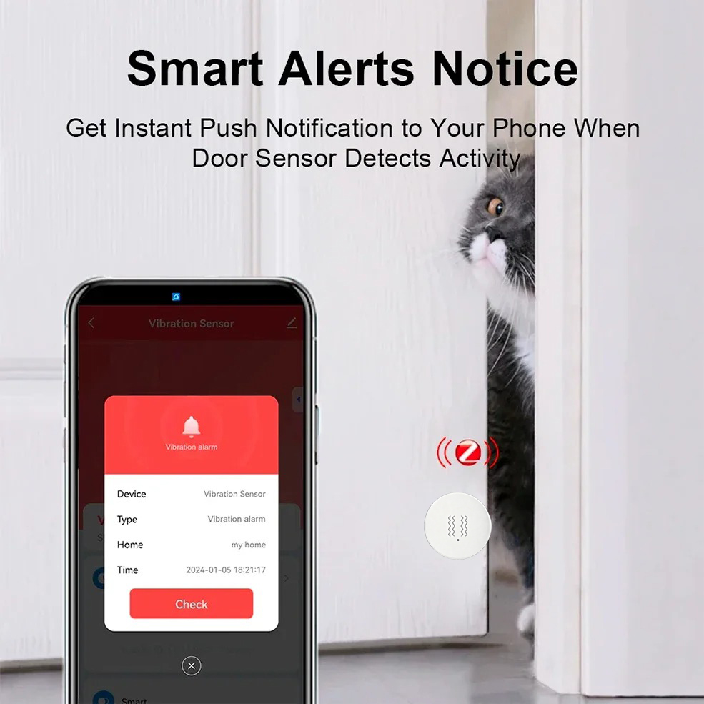 Tuya Zigbee Akıllı Titreşim Se - Home Security App incelemesi ve fiyatı