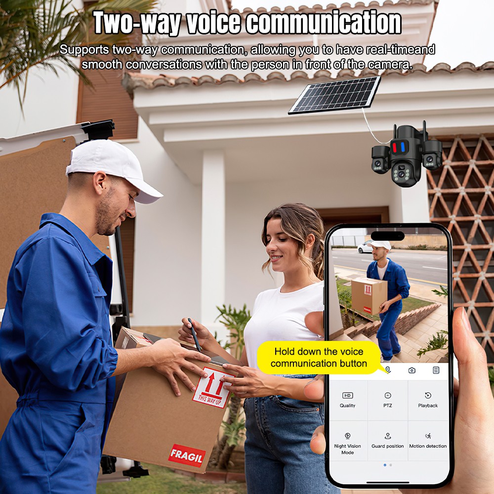 Güneş Enerjili WiFi PTZ Kamera - Home Security And Cctv incelemesi ve fiyatı