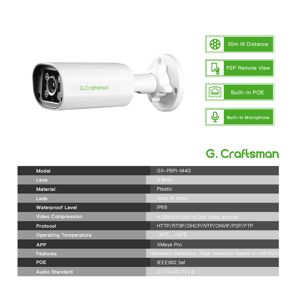 C GC PB 4MP POE IP Kamera, Dah - Home Security And Cctv incelemesi ve fiyatı