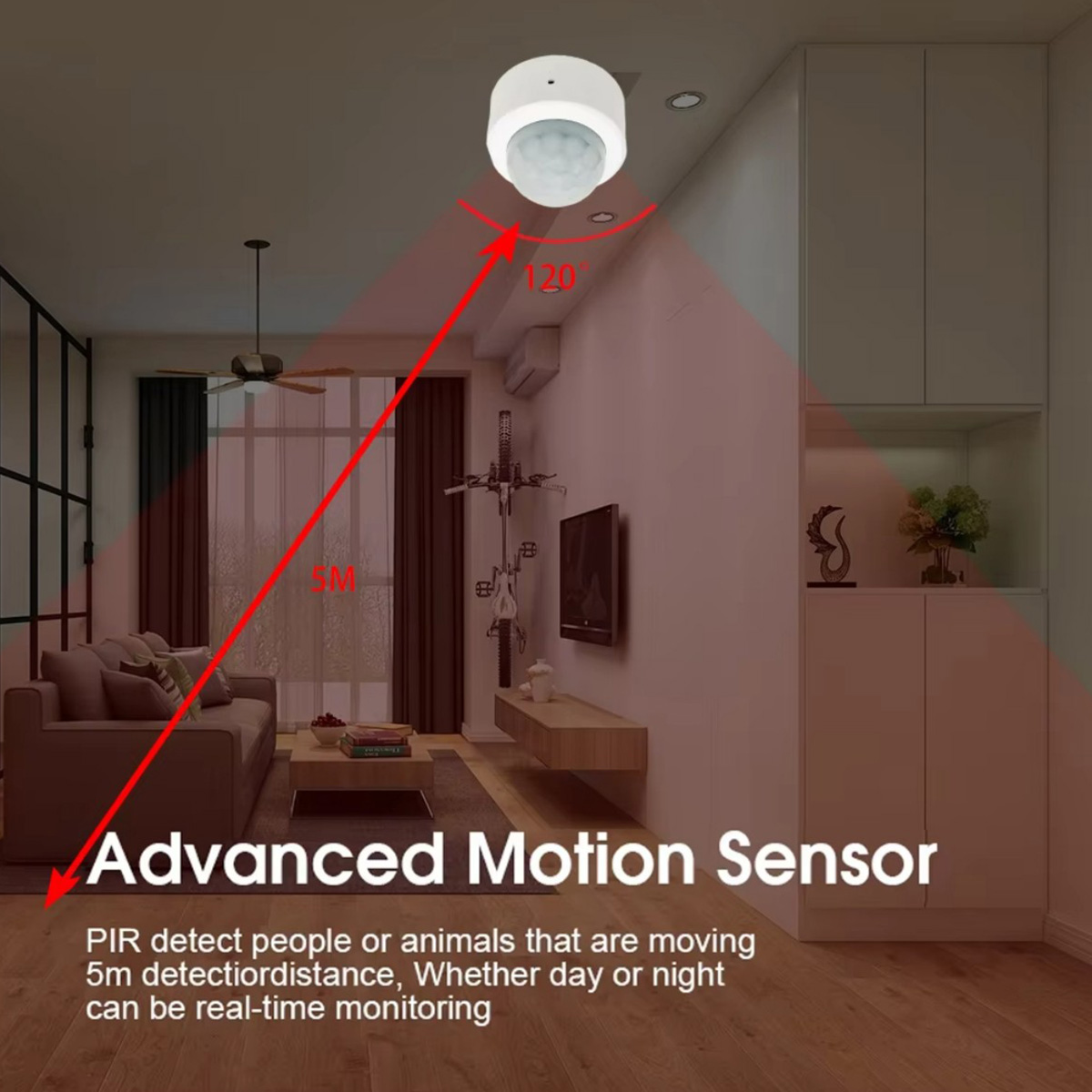 Zigbee3.0 Mini PIR İnsan Harek - Home Security App incelemesi ve fiyatı