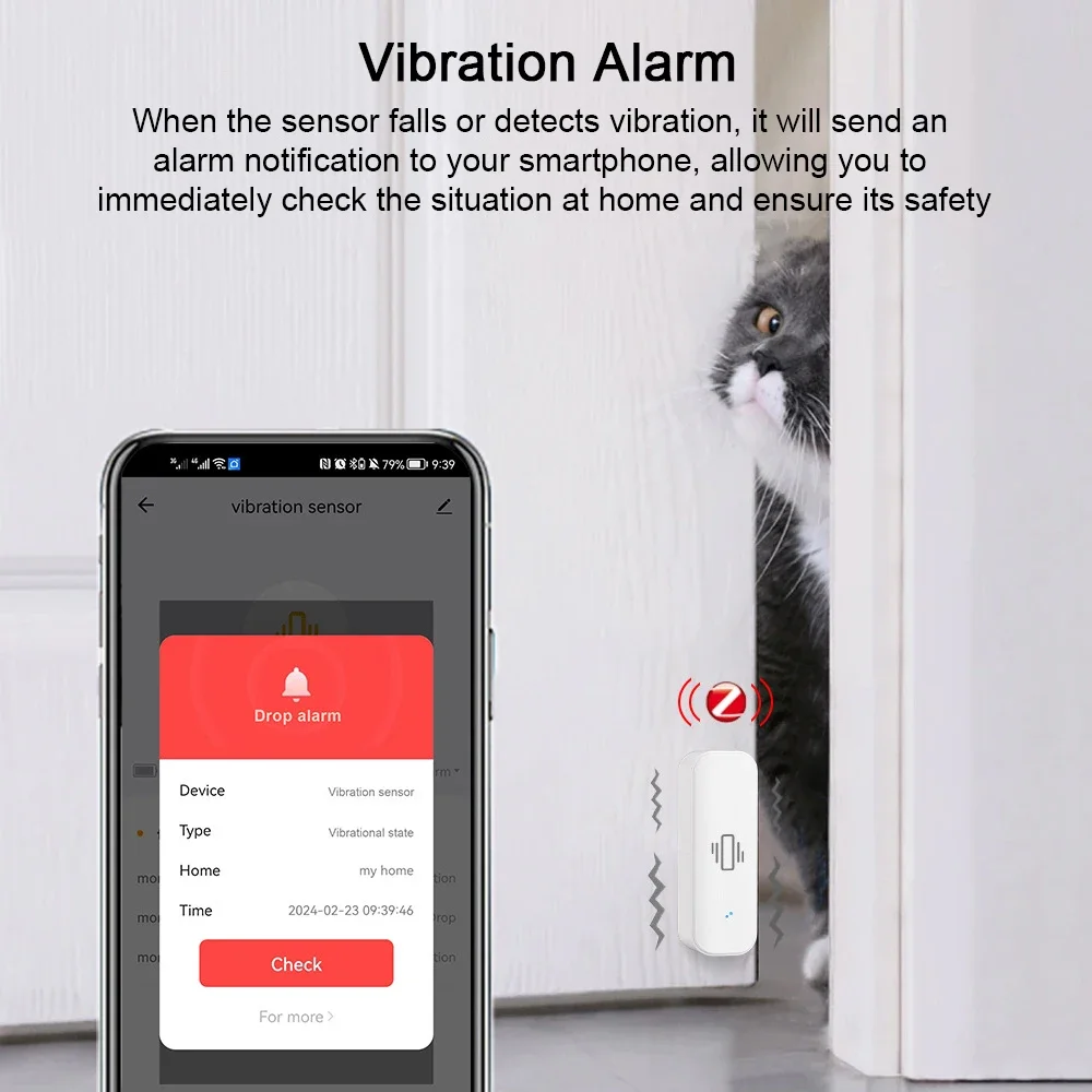 Tuya WiFi/Zigbee akıllı titreş - Home Security App incelemesi ve fiyatı