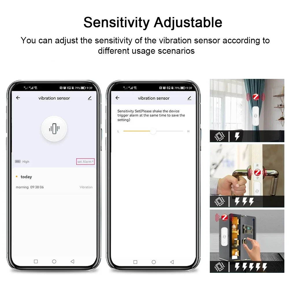 Tuya WiFi/Zigbee akıllı titreş - Home Security App incelemesi ve fiyatı
