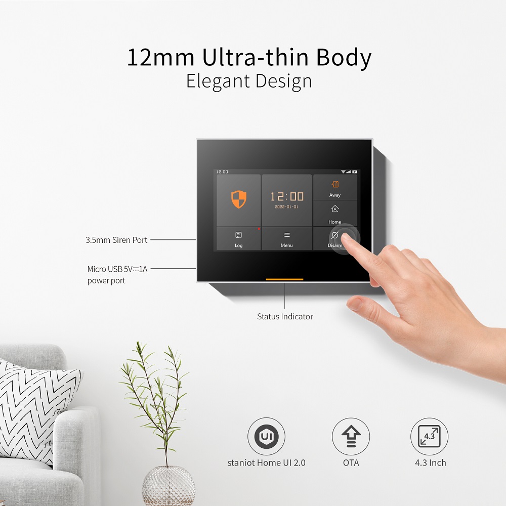 Staniot 433MHz Kablosuz Wifi 4 - Home Security System Installation incelemesi ve fiyatı