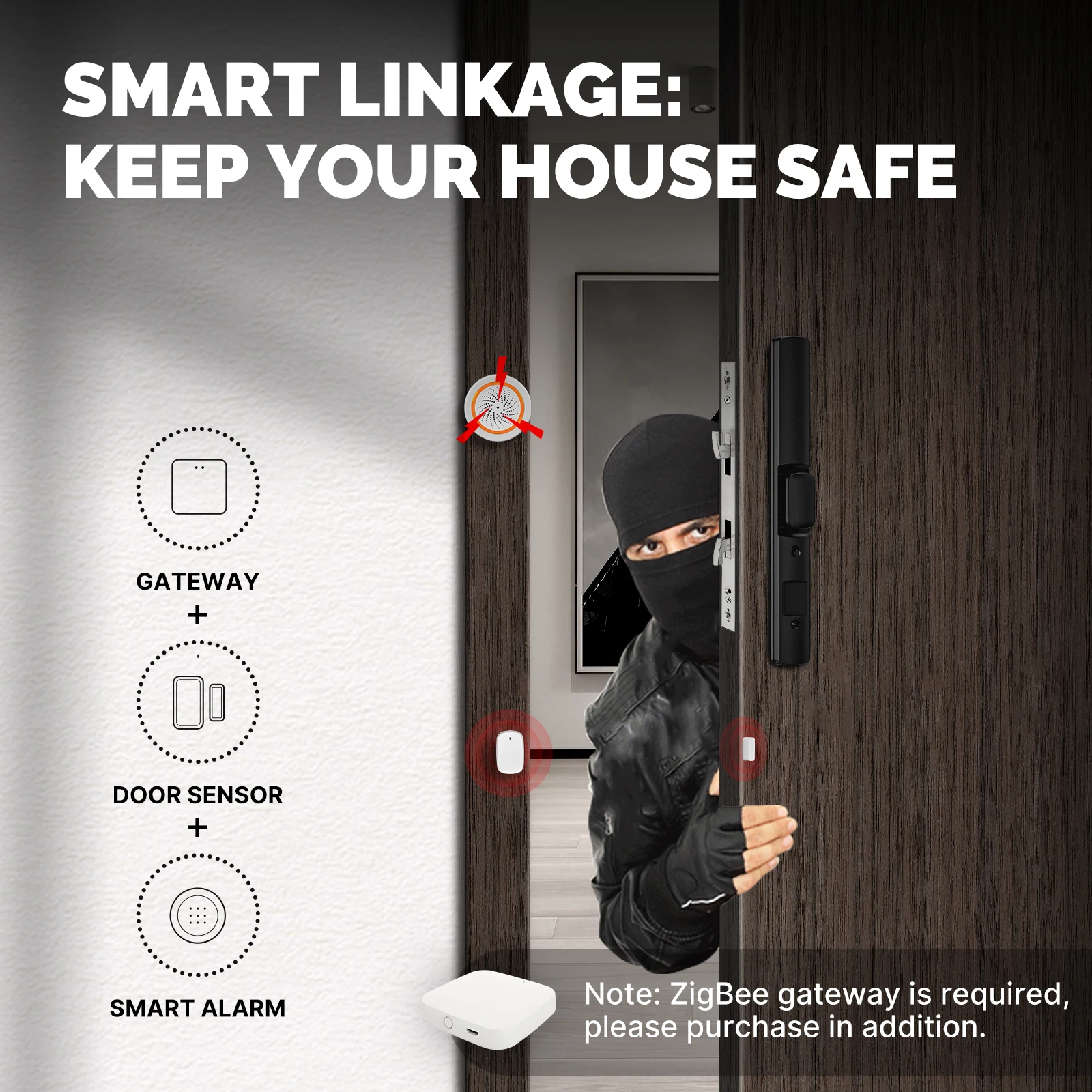 MOES Tuya ZigBee Akıllı Pencer - Home Security System Installation incelemesi ve fiyatı