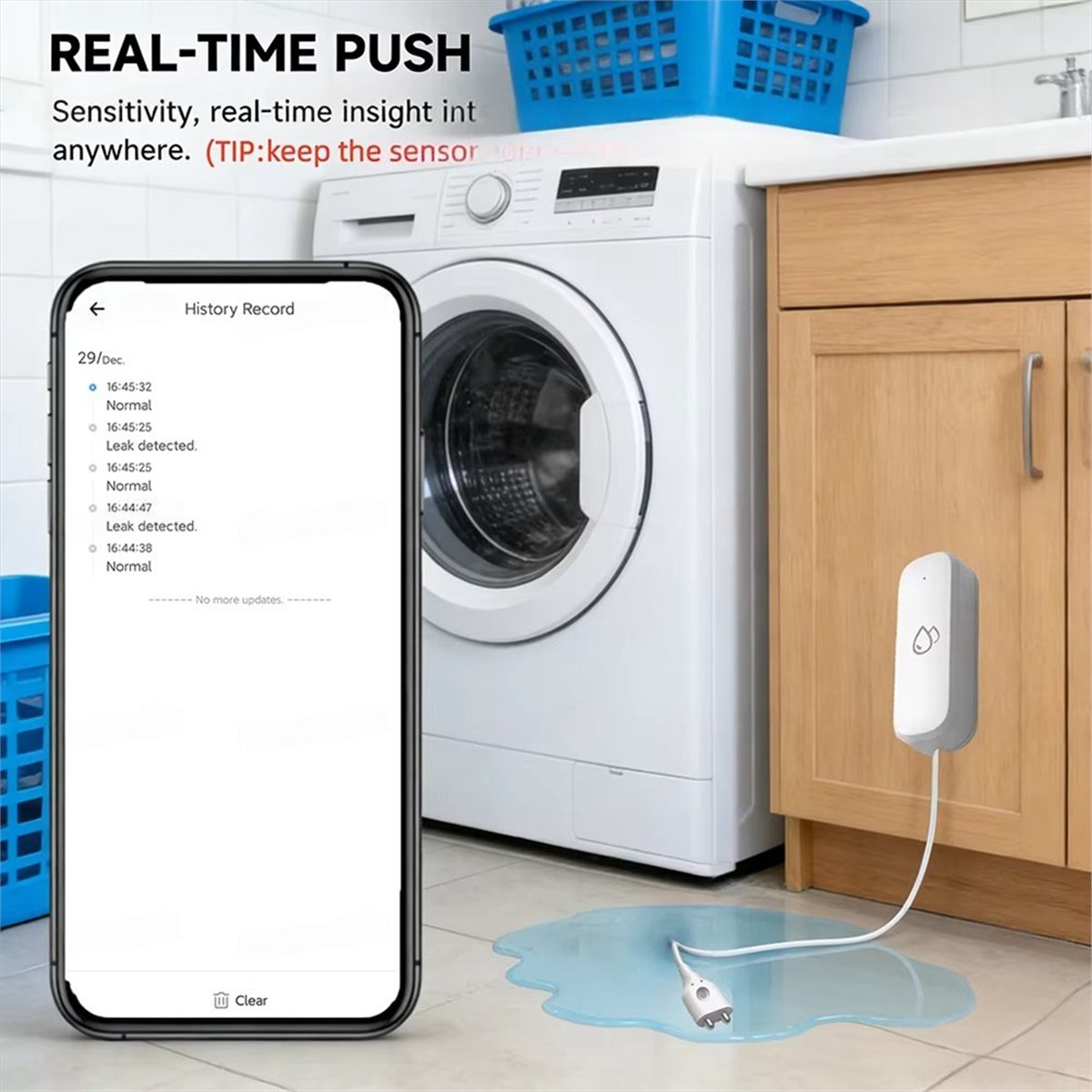 Uyumlu ZigBee Su Sızıntısı Sen - Home Security Usa incelemesi ve fiyatı